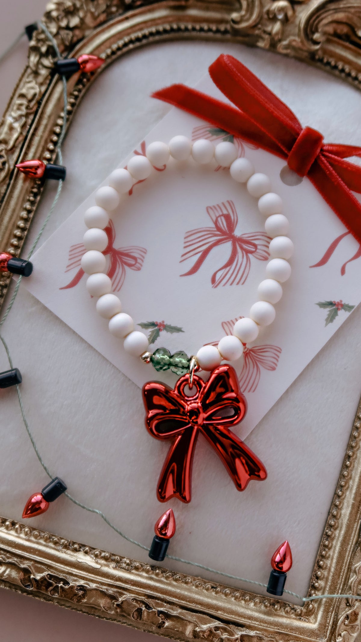 Red Bow Bracelet