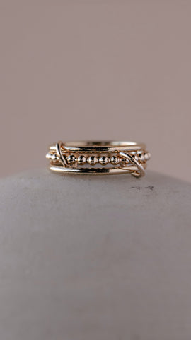 Triple Spinner Ring