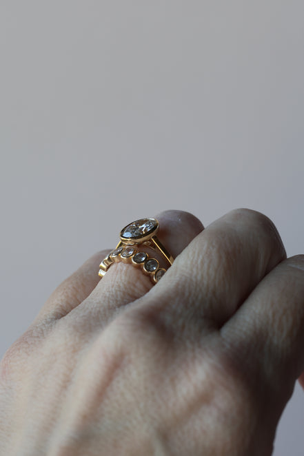 Oval Lab Diamond Ring