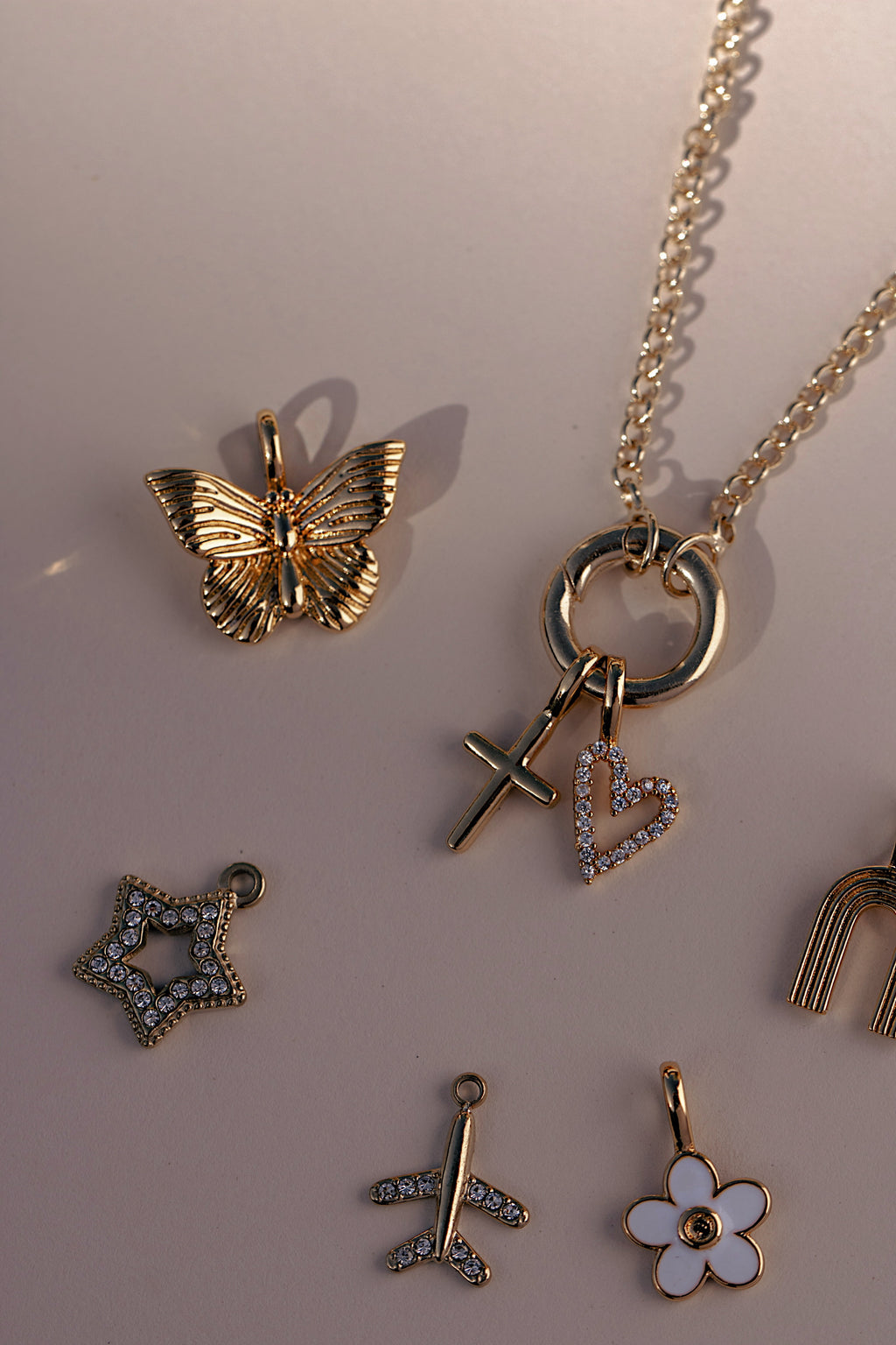 Rollo Chain Charm Holder Necklace