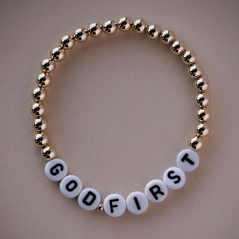 Custom Word Bracelet-Black Font