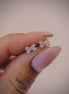 Tiny Silver Bow Studs