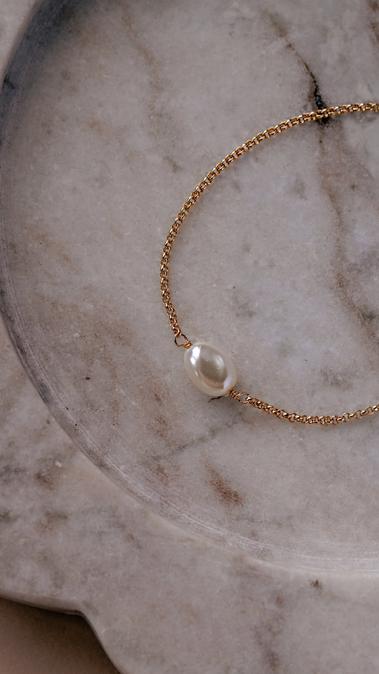 Baroque Pearl Solitaire Bracelet