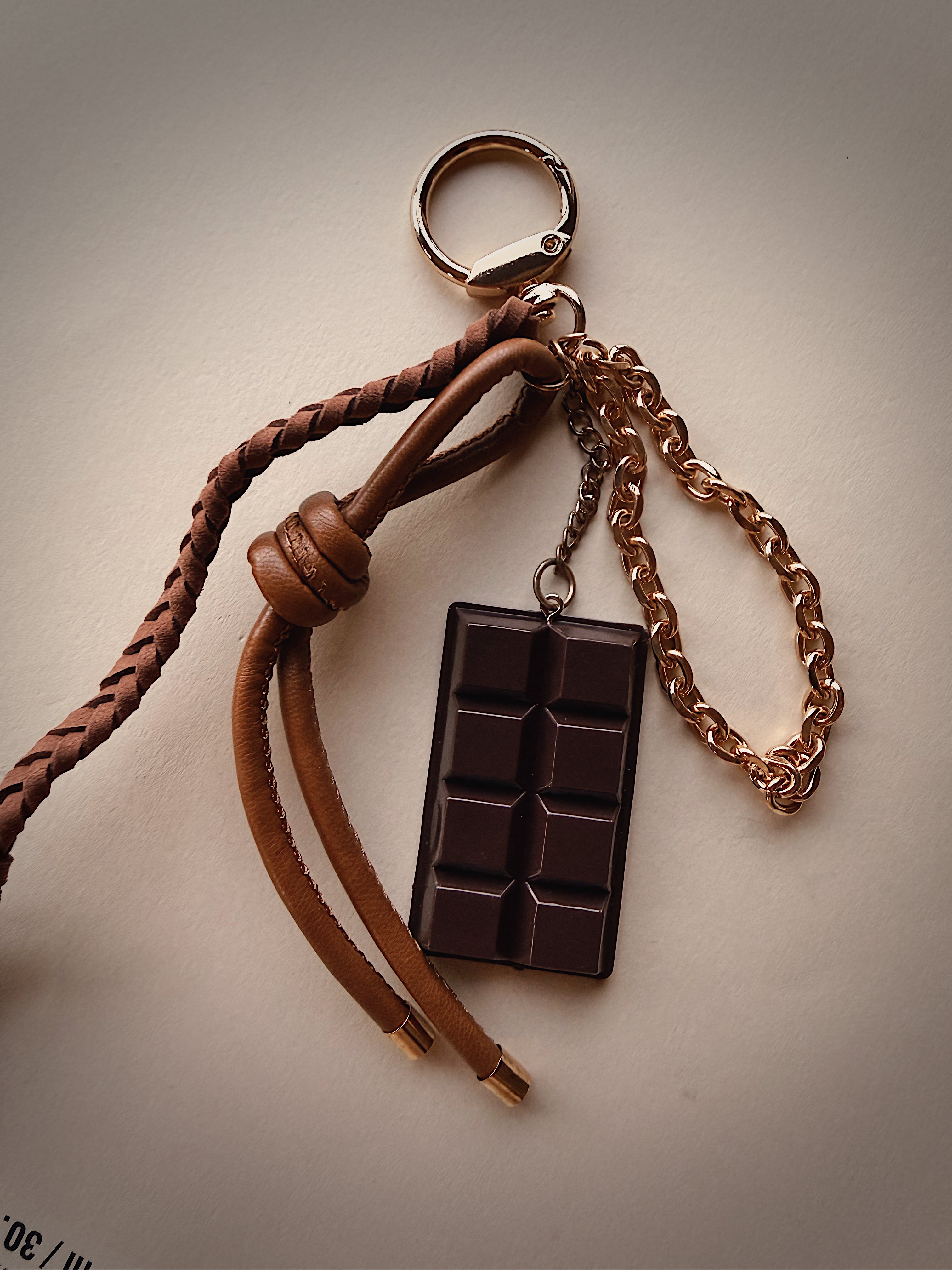 Chocolate Lover Bag Charm - The Neon Cactus Studio