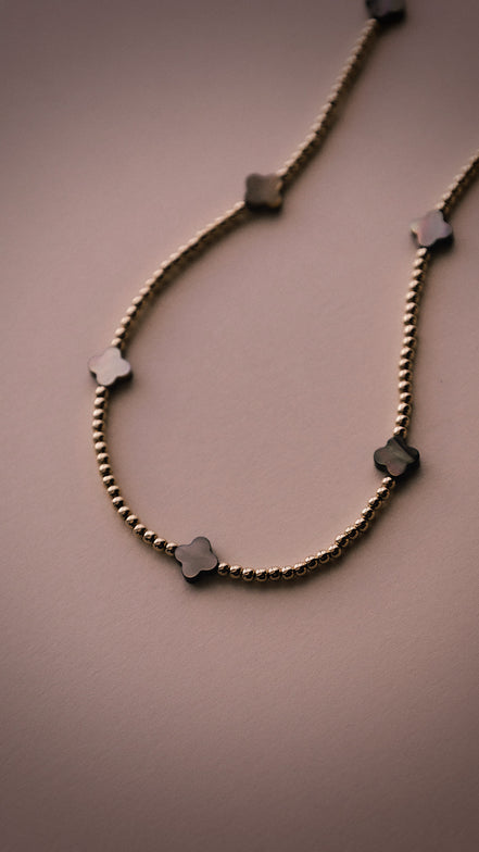 Monroe Clover Beaded Necklace