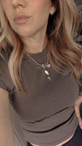 Cute Little Fish Pearl Charm Necklace