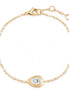 Claw Set Pear Lab Diamond Bracelet