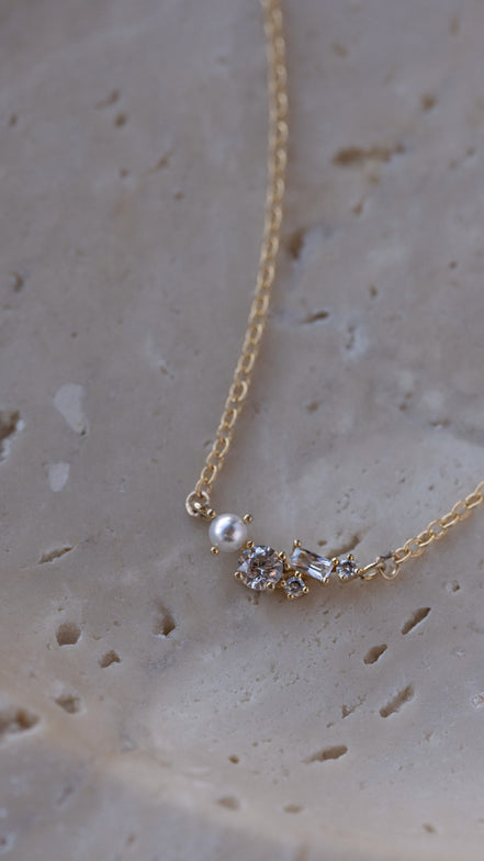 Pear Cluster Necklace