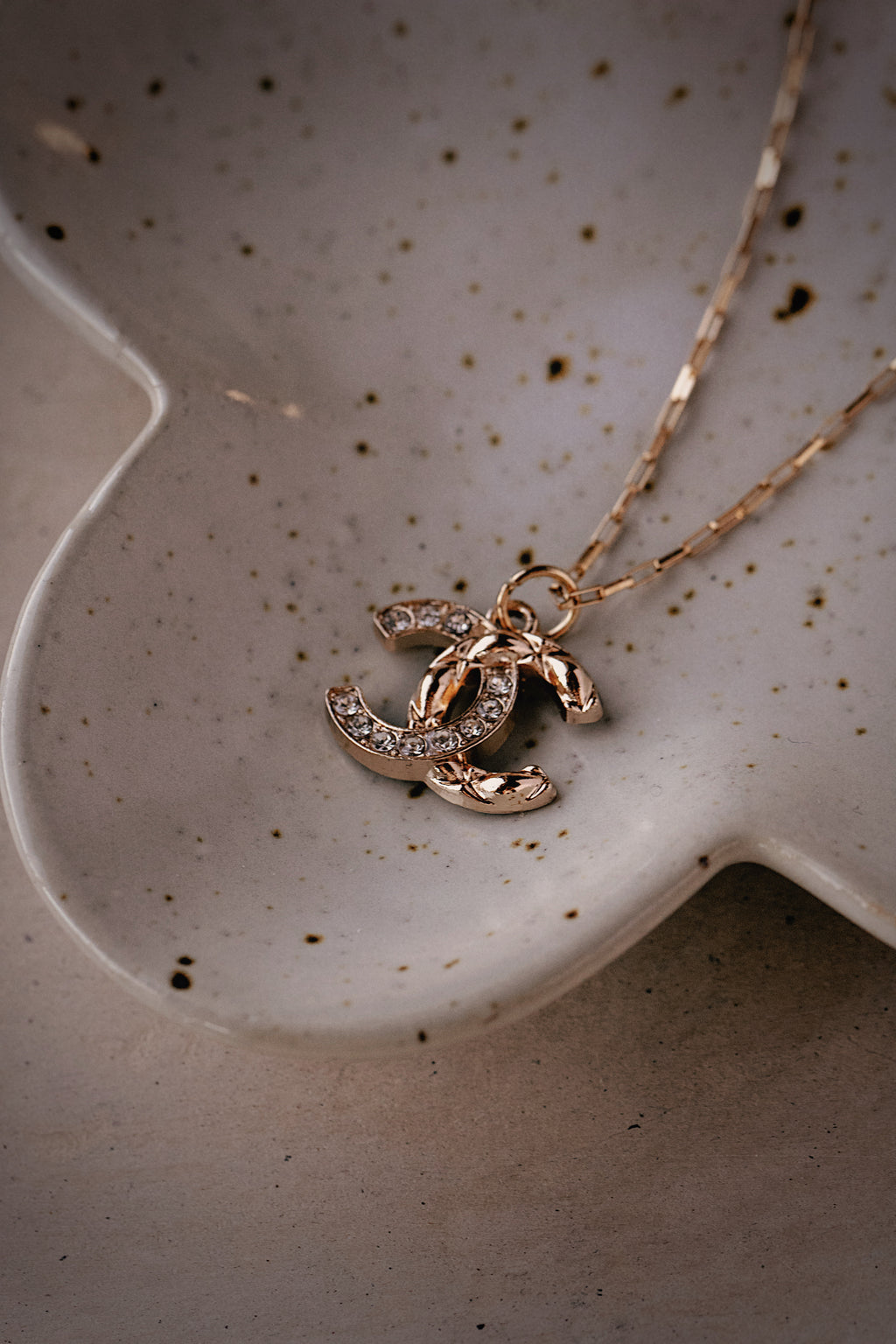 The Twisted CC Necklace