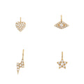 Solid Gold and Diamond Charms