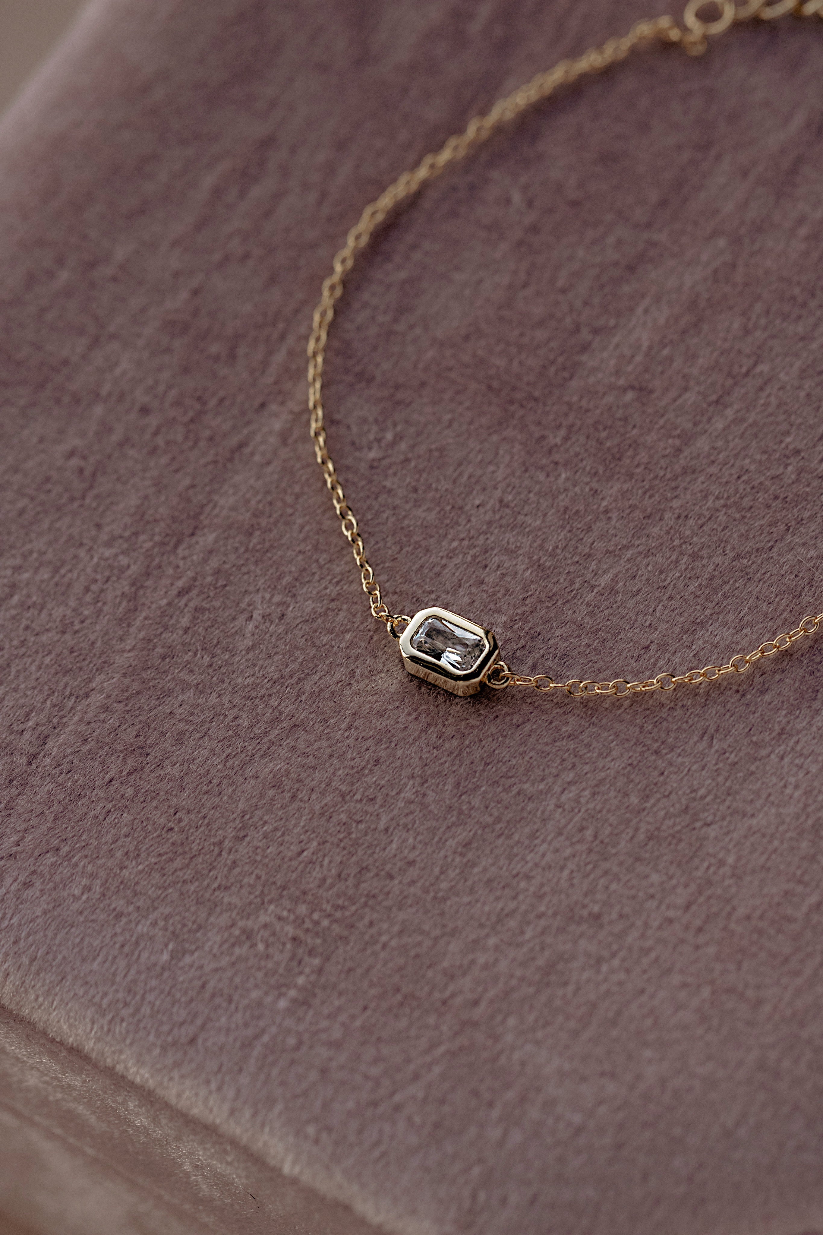 White Topaz Emerald Bracelet