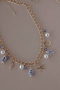 Blue Lagoon Charm Necklace