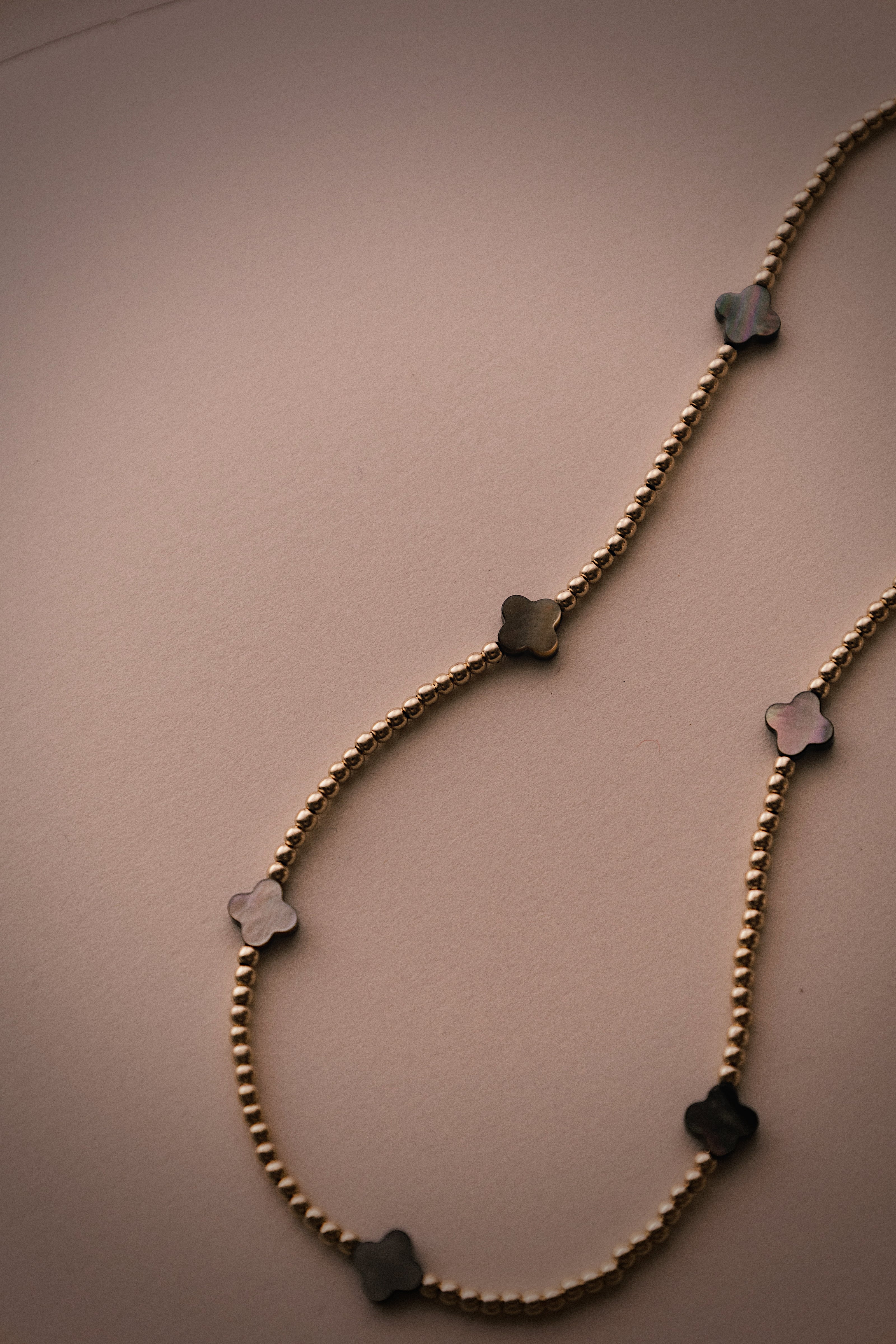 Monroe Clover Beaded Necklace