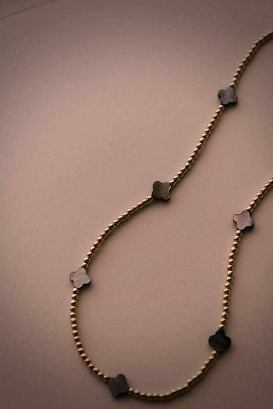 Monroe Clover Beaded Necklace