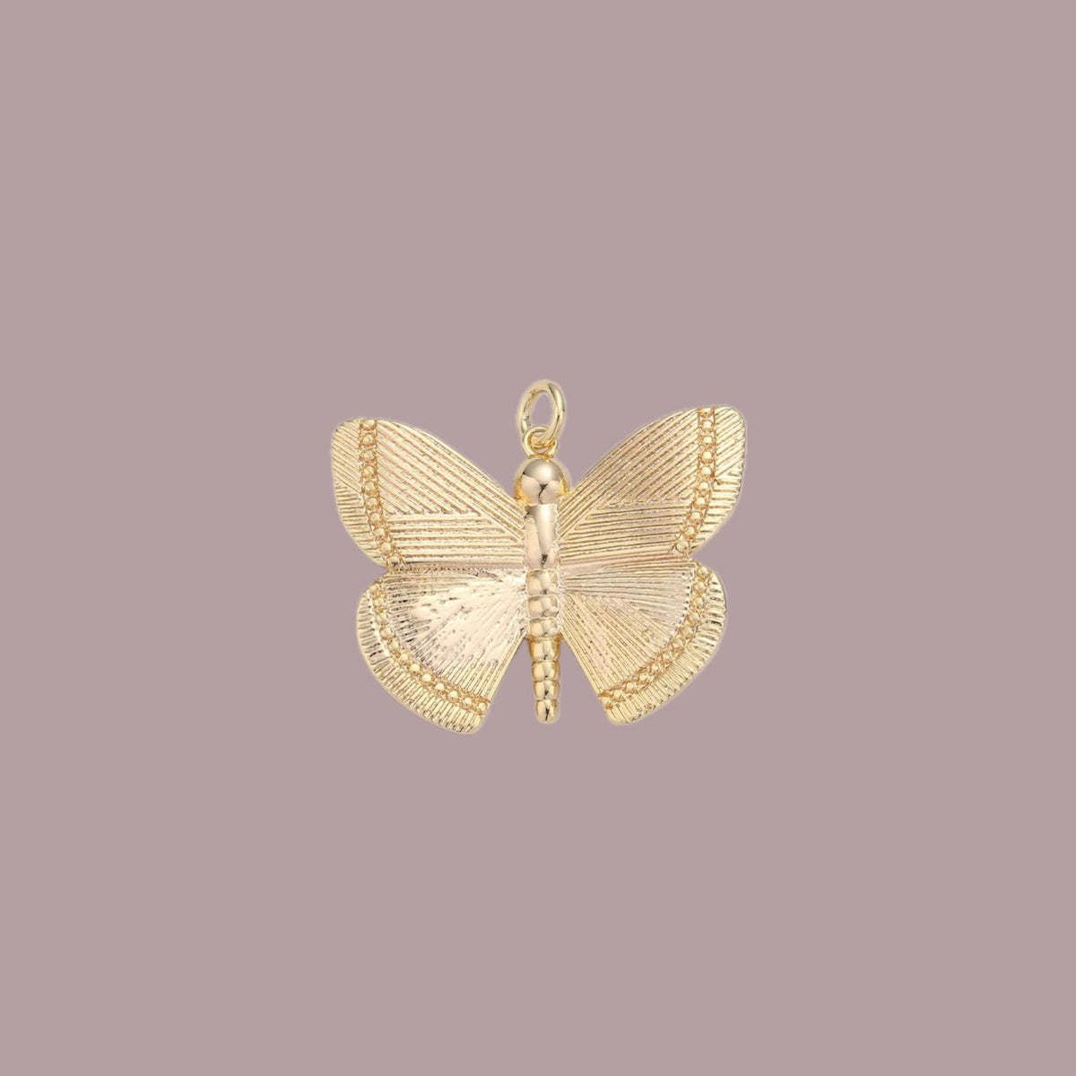 Mini Gold Butterfly Charm