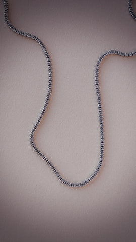 Sterling Silver CZ Tennis Choker