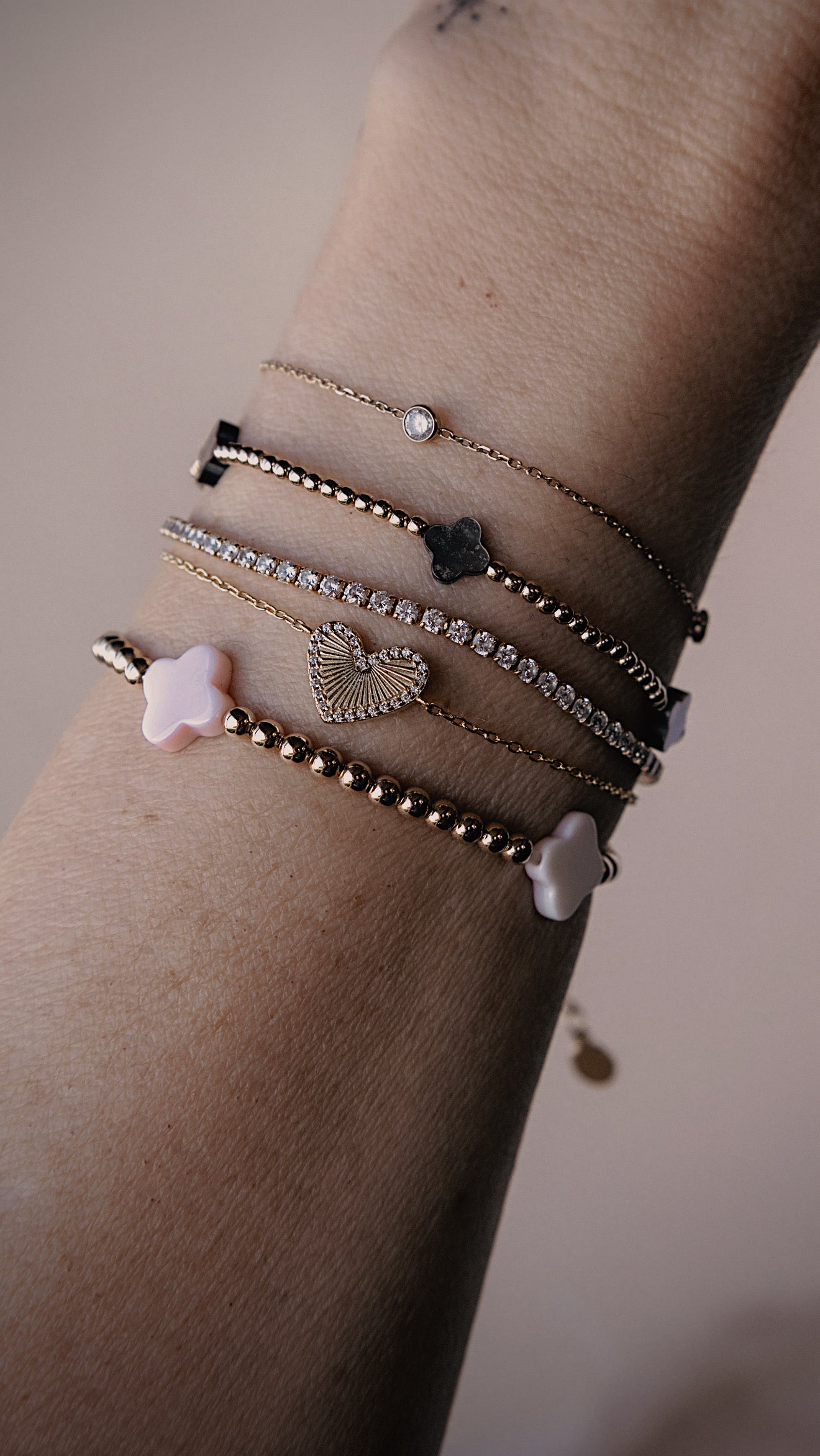 Monroe Clover Bracelet - The Neon Cactus Studio