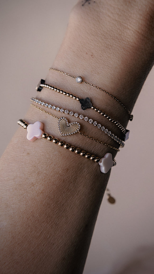 Monroe Clover Bracelet - The Neon Cactus Studio