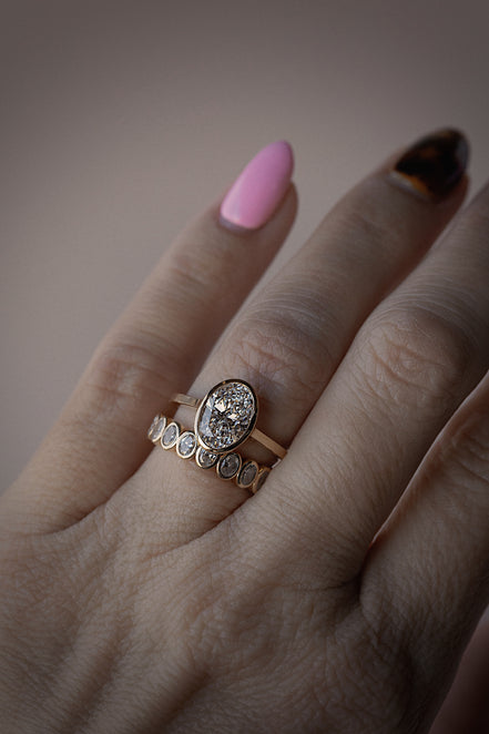 Oval Lab Diamond Ring