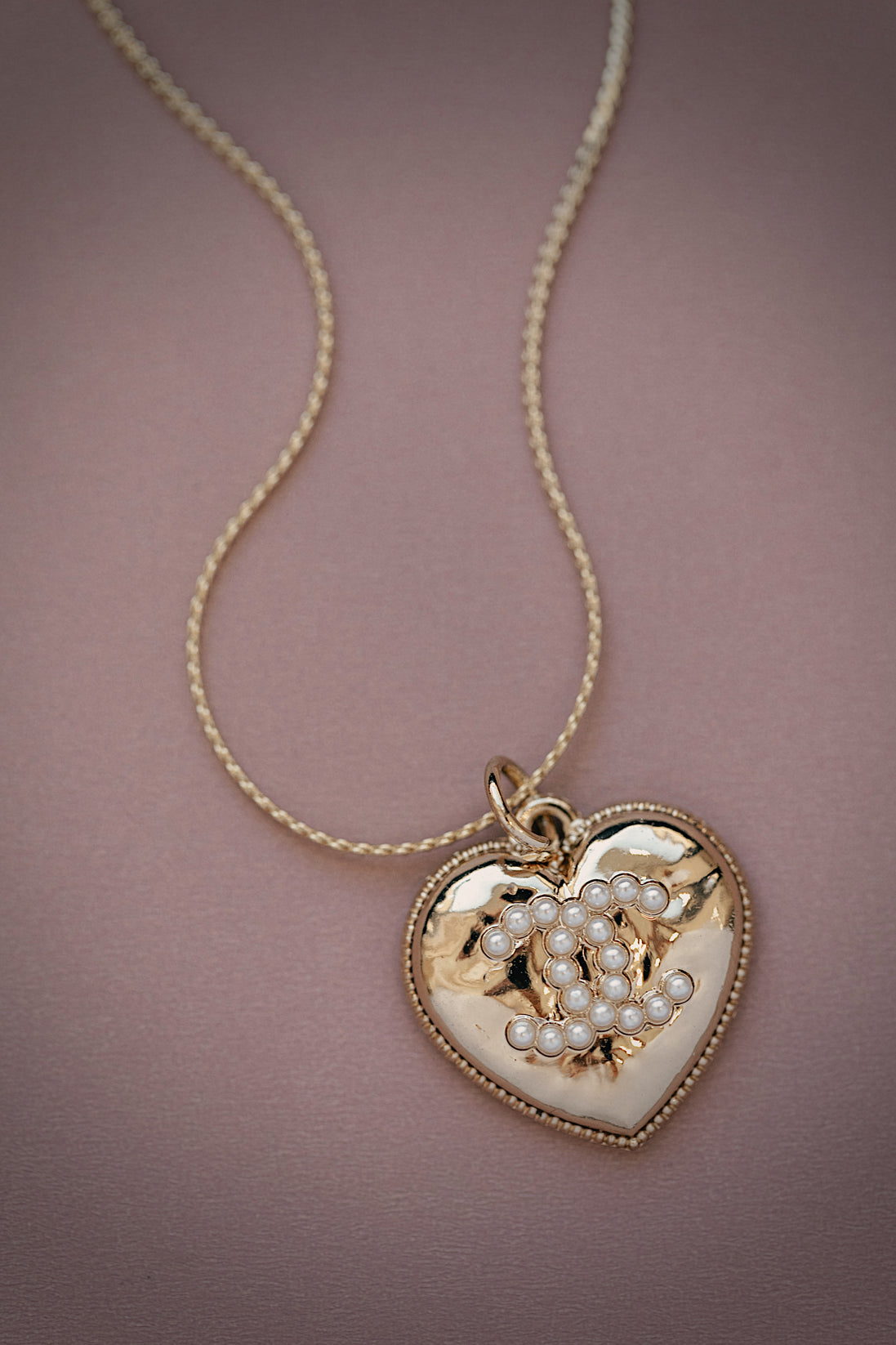 Pearl Heart Icon Necklace