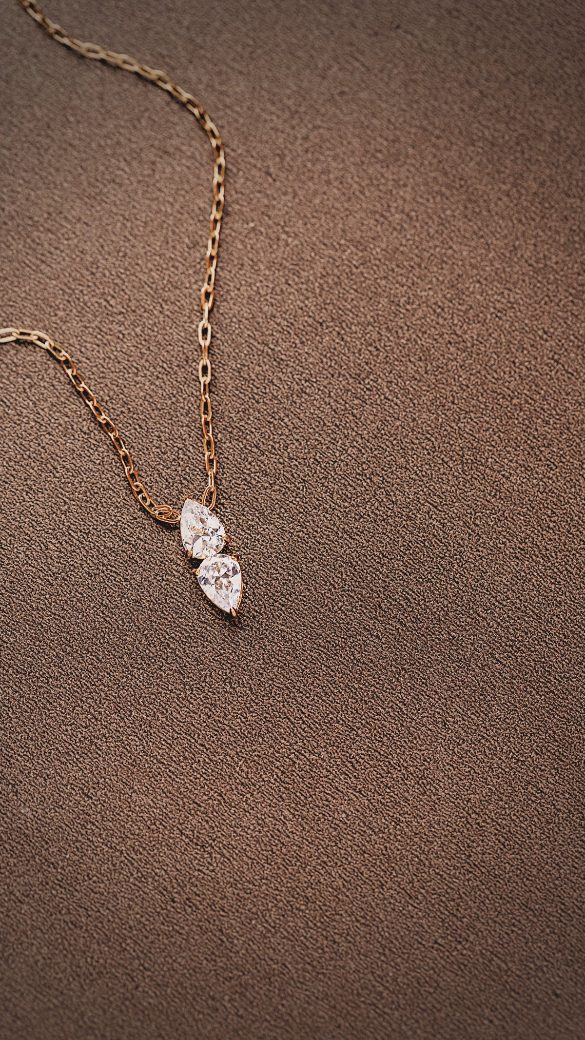 Twin Pear Necklace