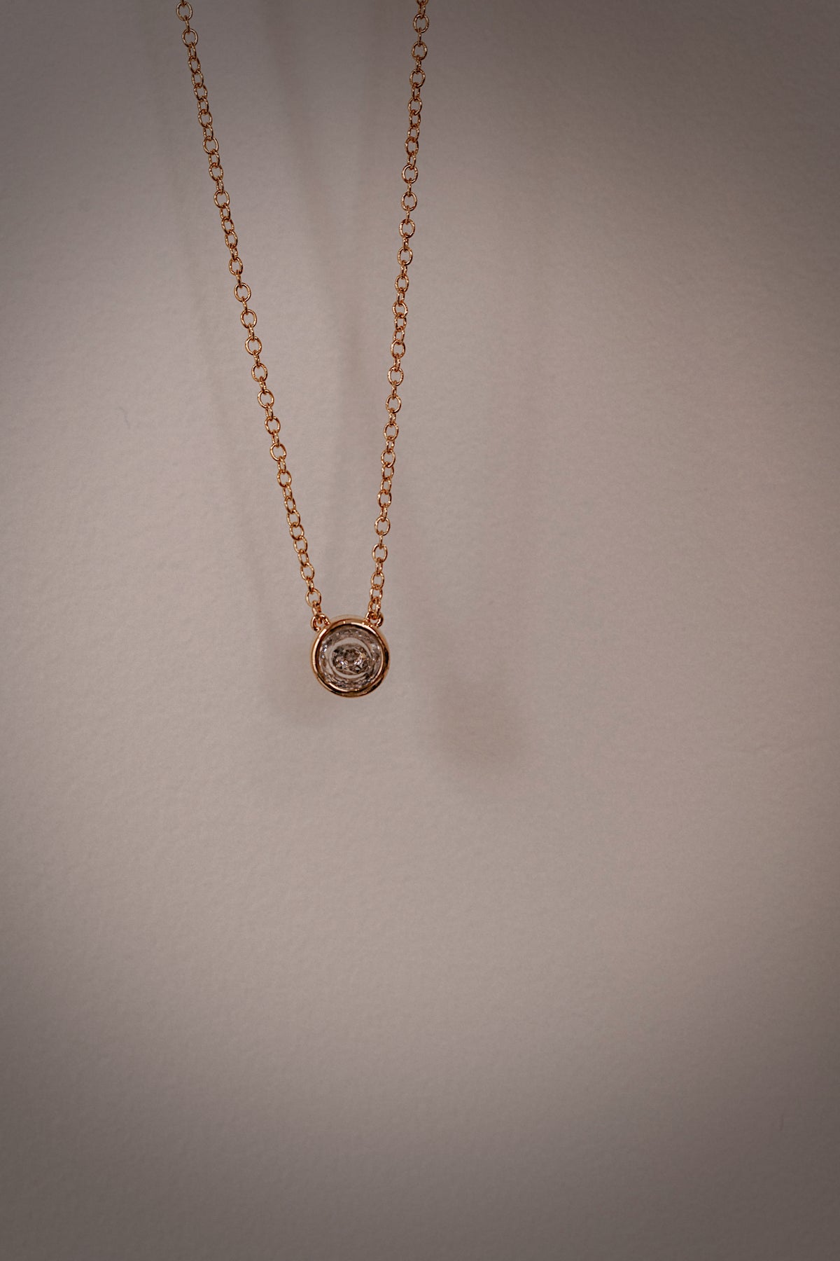 Round Bezel Necklace