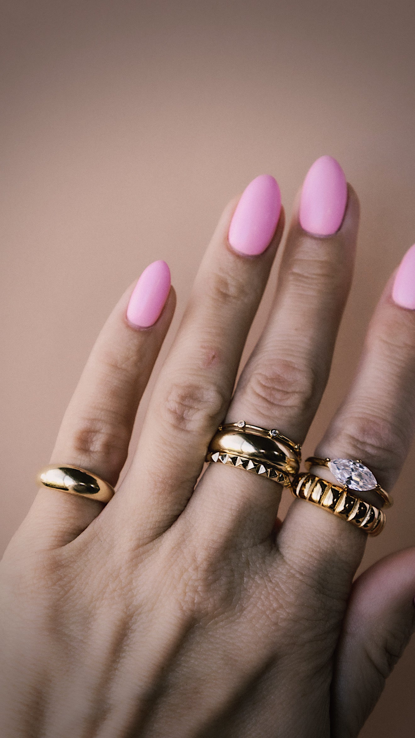 Margo Gold Domed Ring - The Neon Cactus Studio