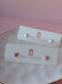 Enamel Heart Studs