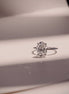 Oval 3.10 Carat Lab Diamond Ring