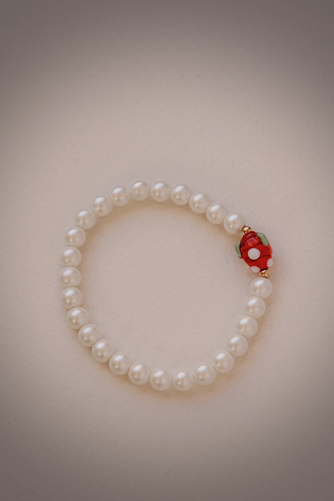Pearl Strawberry Bracelet