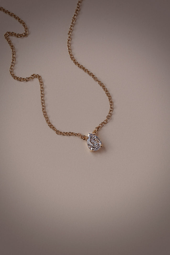 The Elodie Pear Necklace