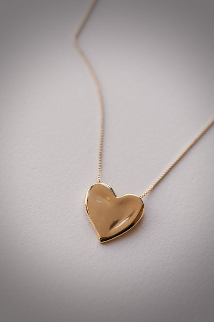 Heart Print Necklace