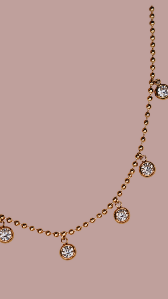 CZ Drops Necklace