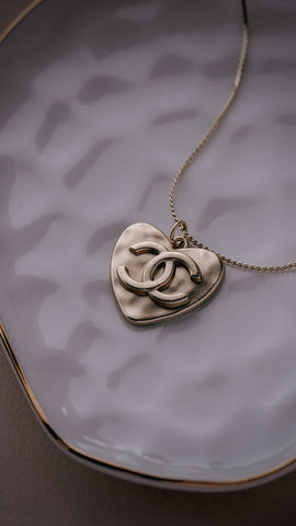 Chic CC Heart Dainty Necklace