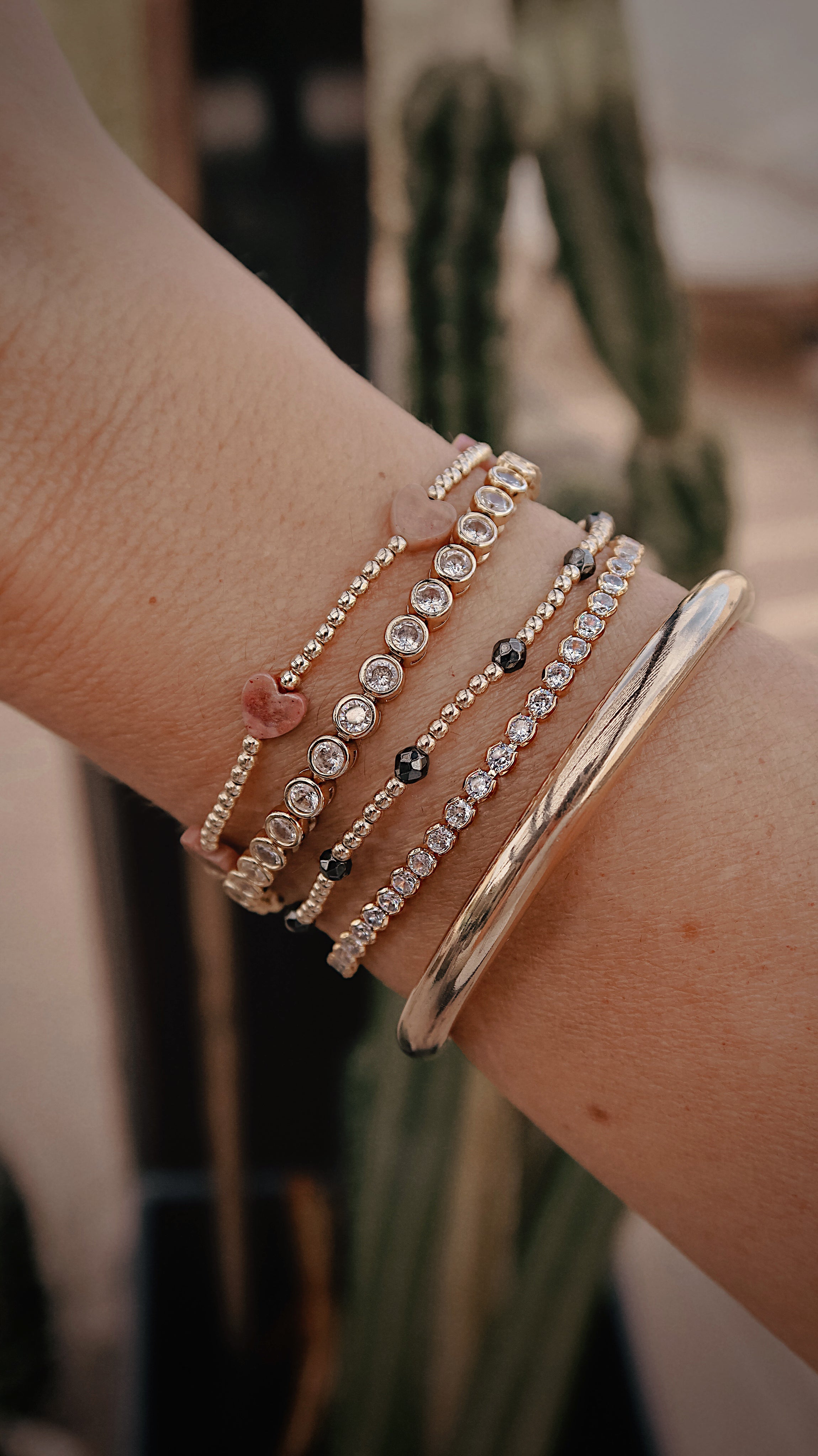 Noelle Hematite Bracelet