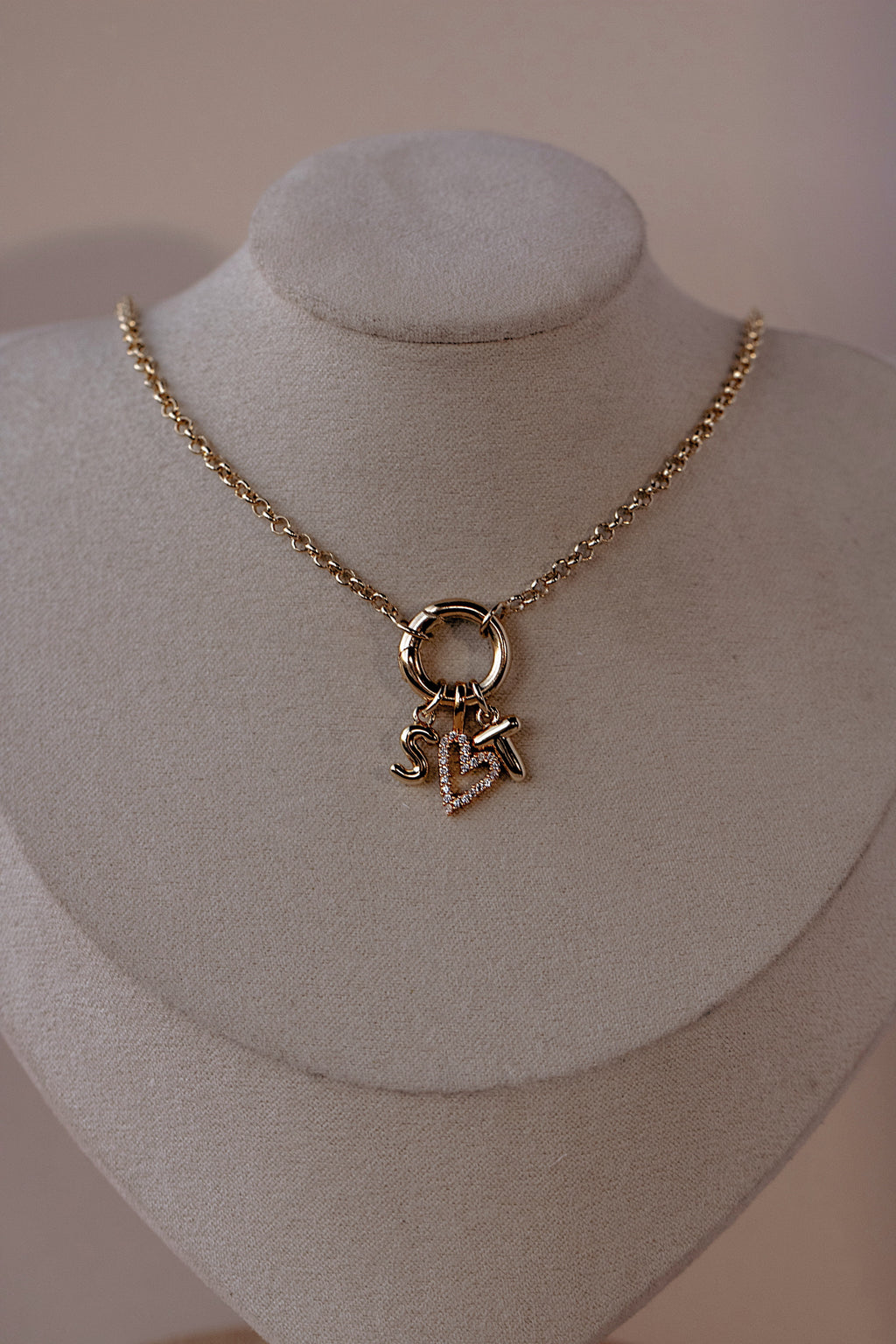 Rollo Chain Charm Holder Necklace