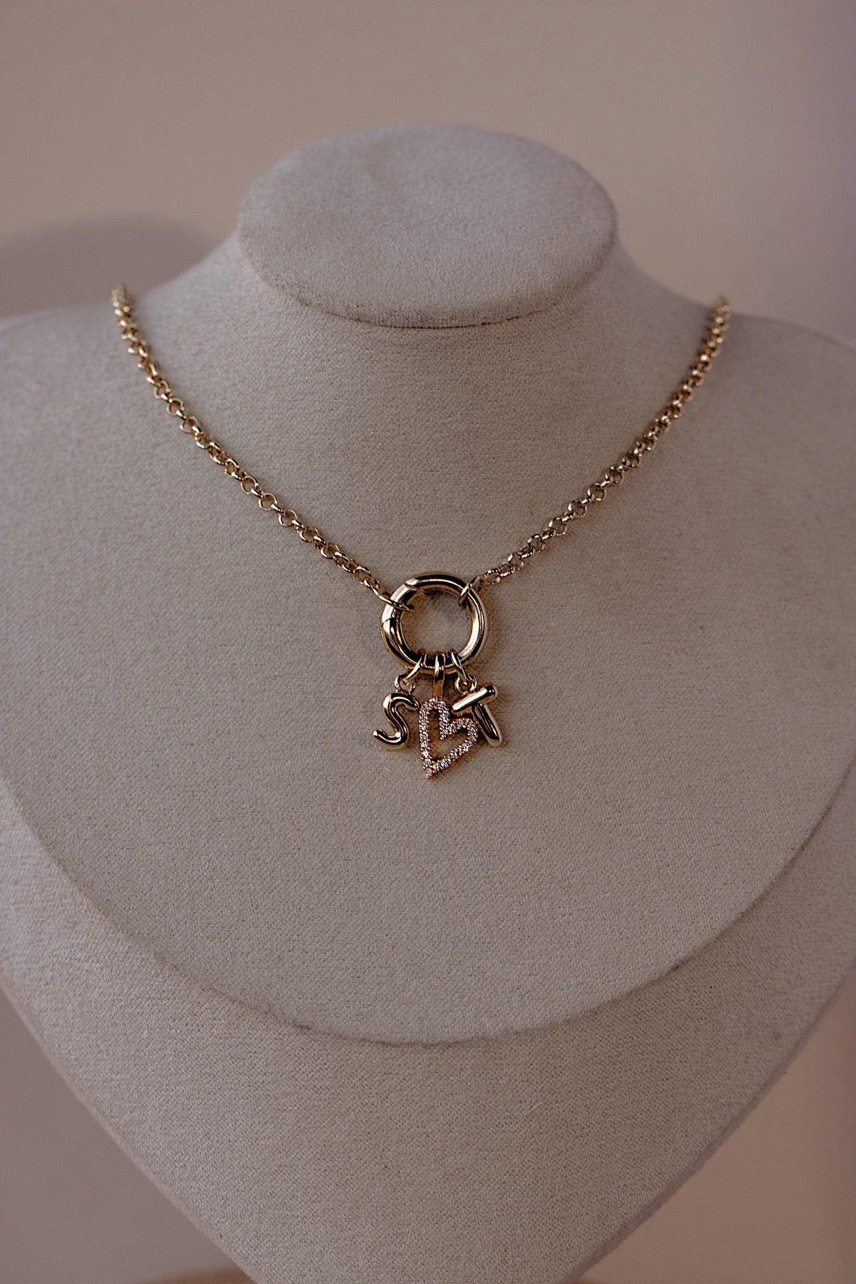 Rollo Chain Charm Holder Necklace