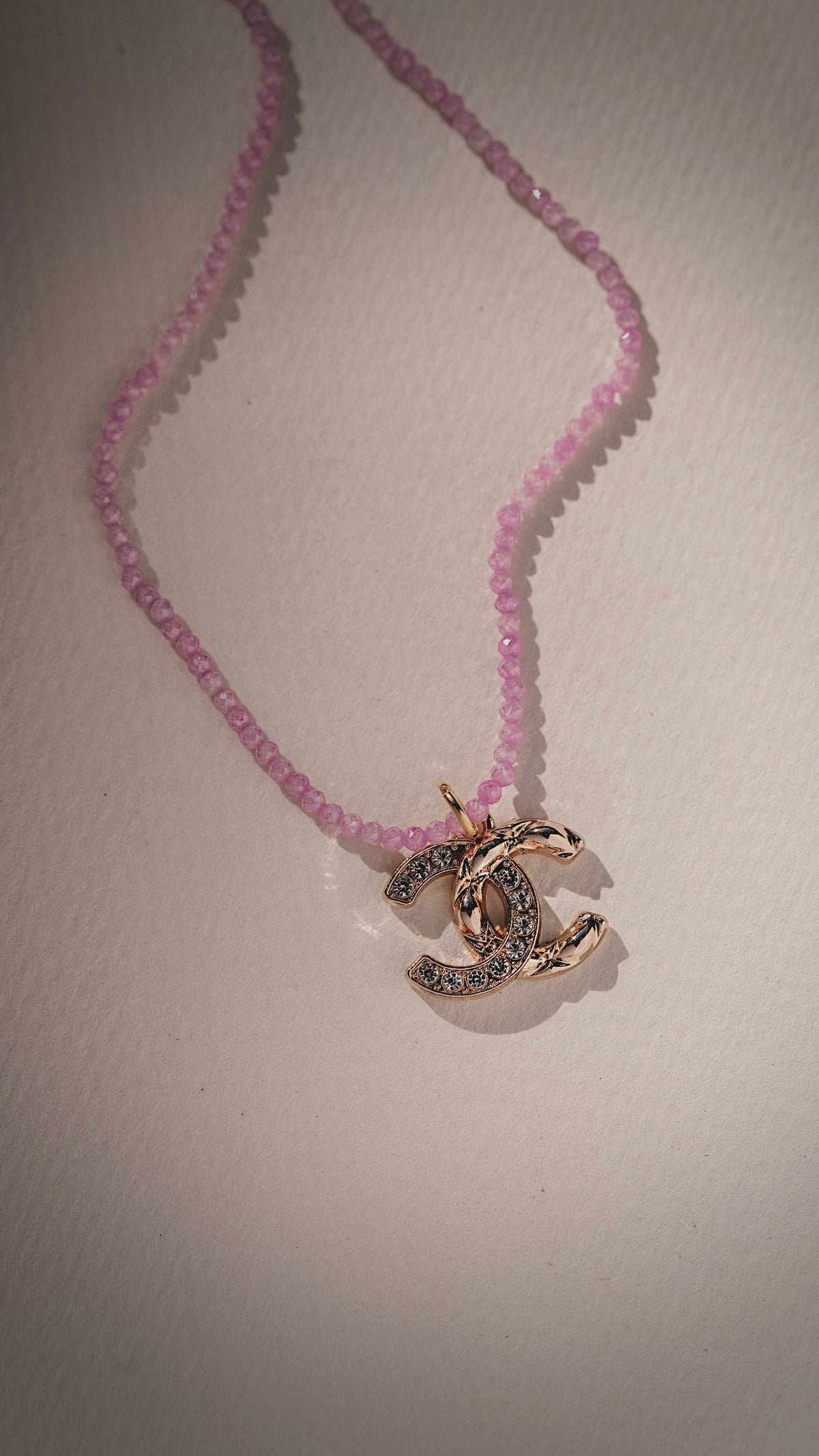 Runway Pink Zircon Necklace