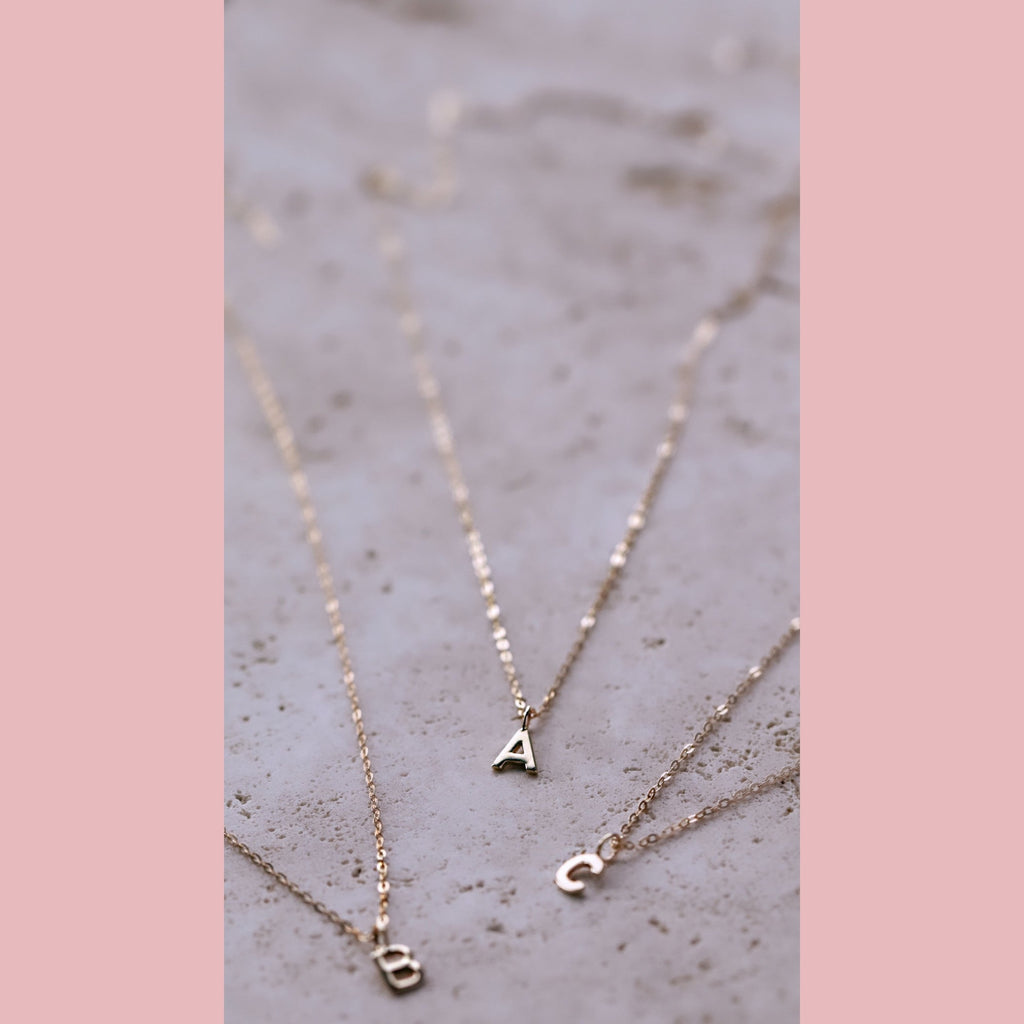 Itty Bitty Initial Necklace