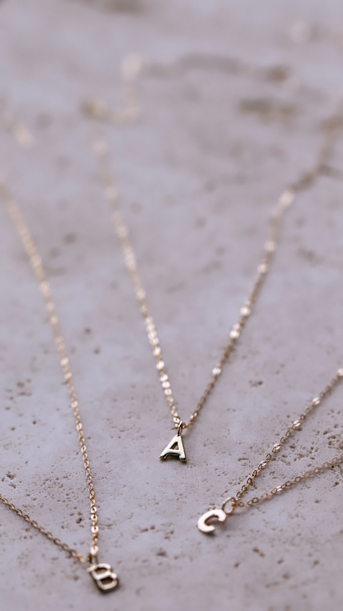 Itty Bitty Initial Necklace