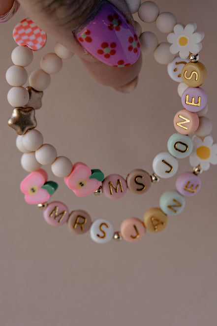 Teacher Appreciation Bracelet - The Neon Cactus Studio