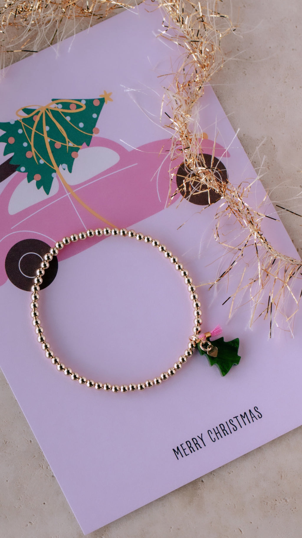 Tinsel Tree Bracelet