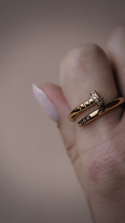 CZ Designer Dupe Ring