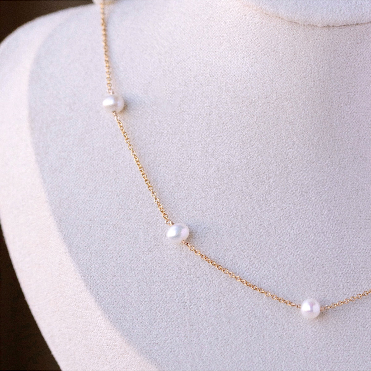 Pearl Satellite Chain Necklace