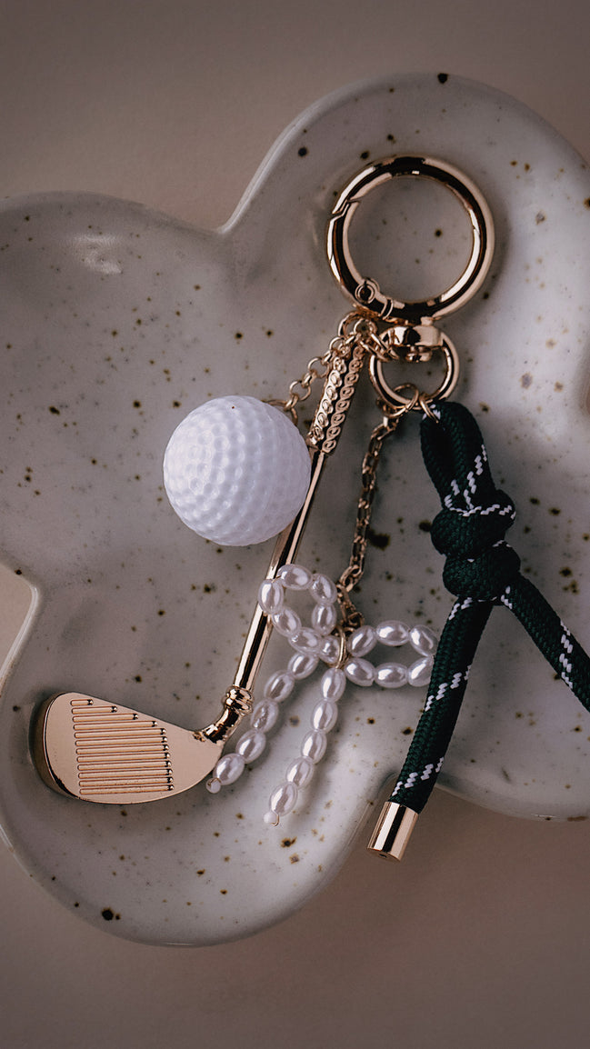 Golf Gal Bag Charm - The Neon Cactus Studio