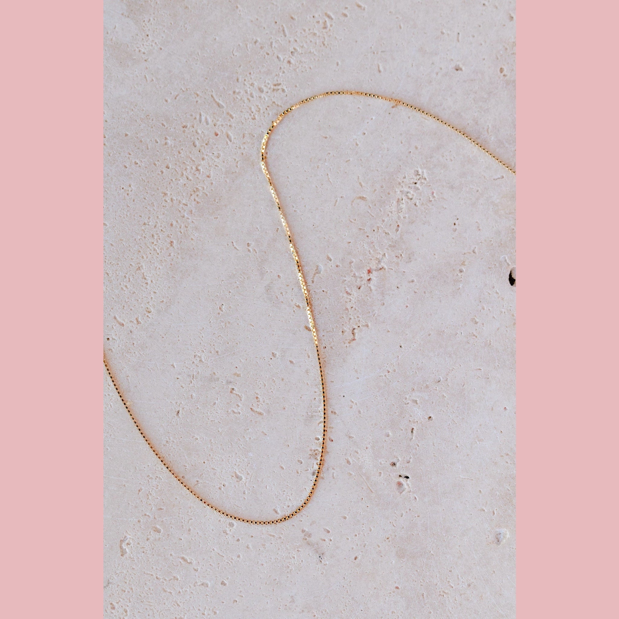 Dainty Diamond Cut Box Chain