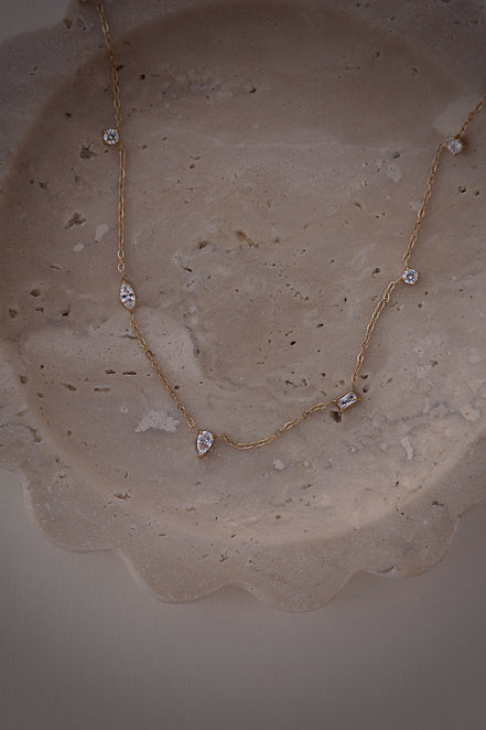 Dainty Mixed Shapes Necklace