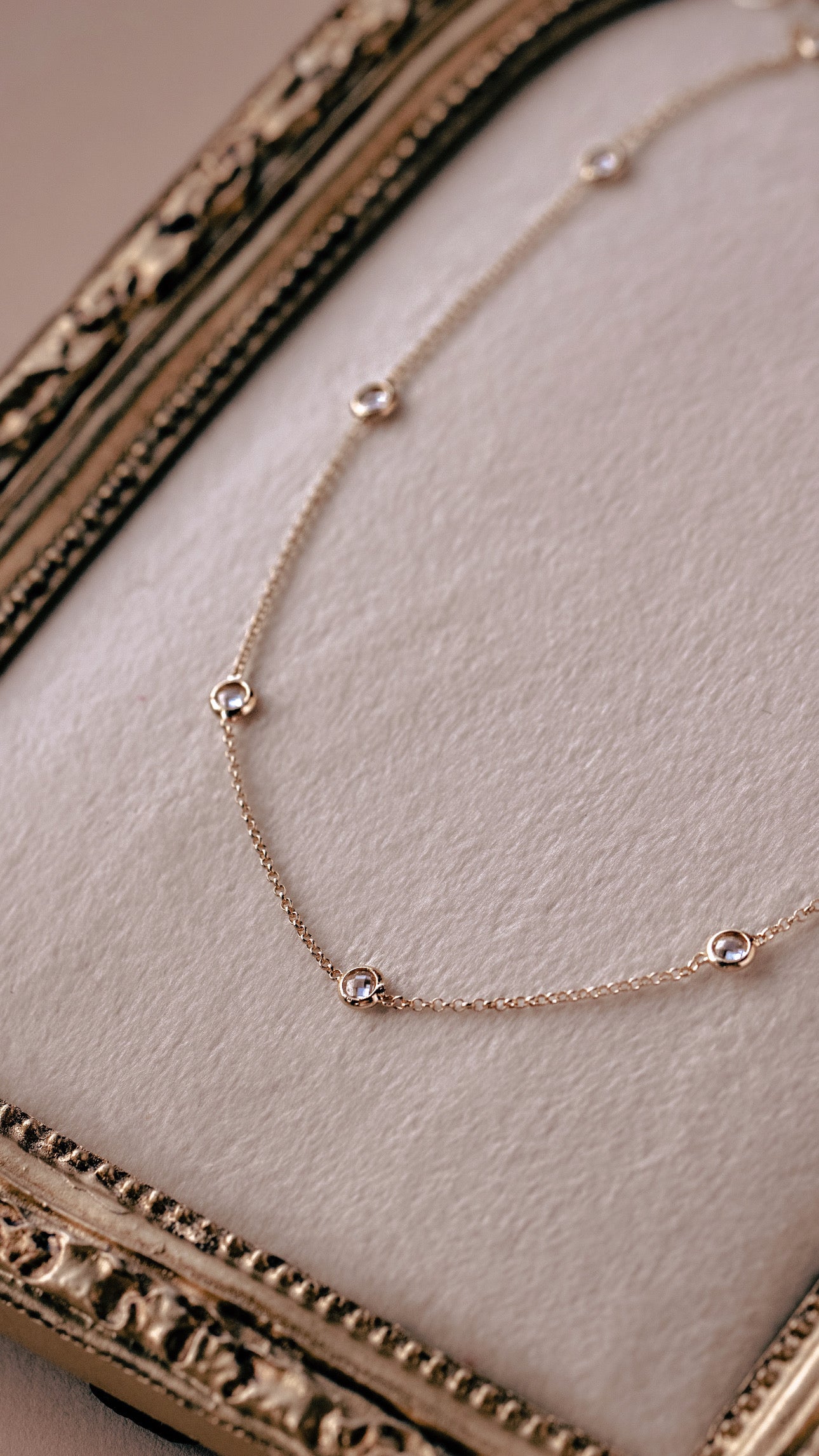 CZ Satellite Necklace