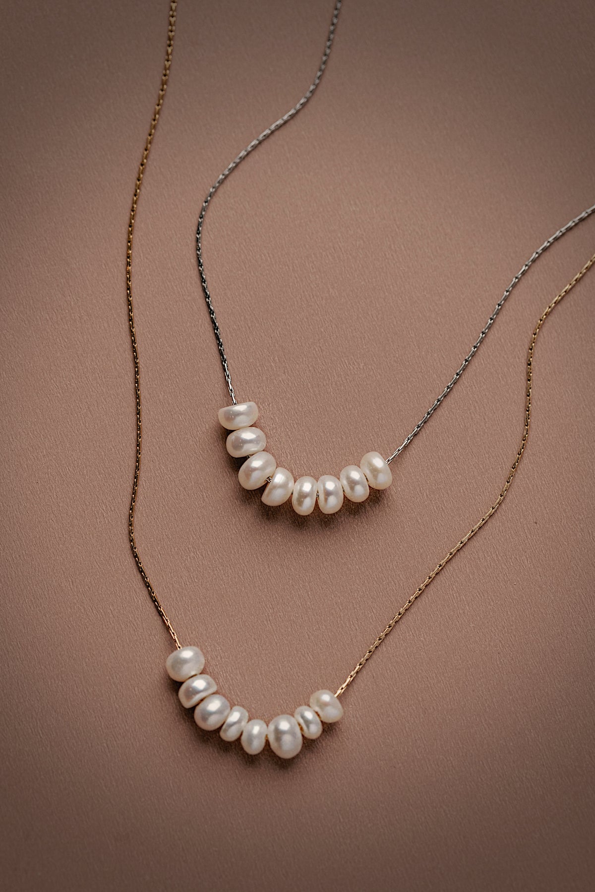 Oasis Pearl Row Necklace