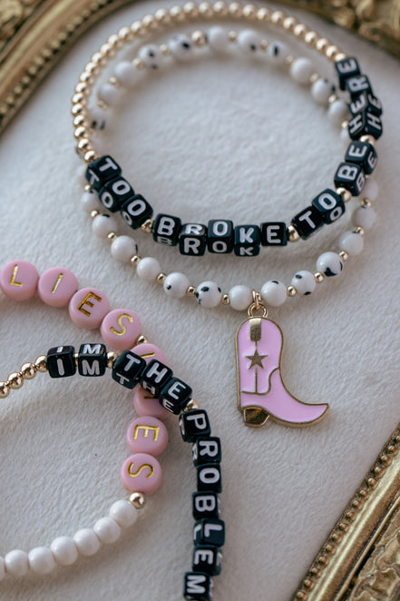 Country Girl Cowboy Boot Bracelet